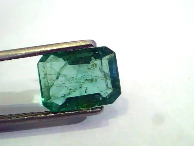 2.54 Ct Untreated Natural Zambian Emerald Gemstone Panna stone