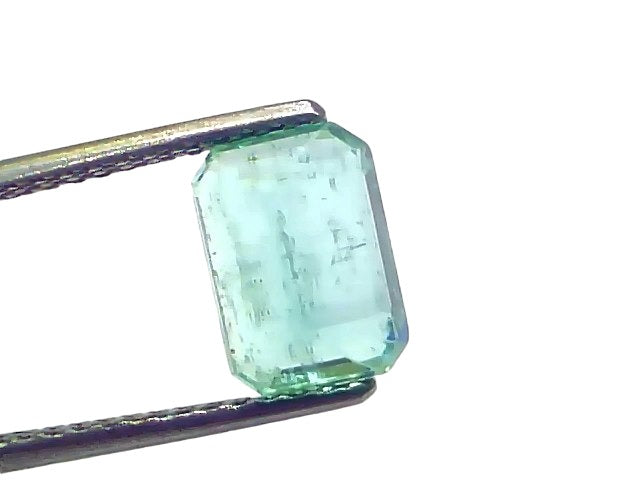 2.54 Ct GII Certified Untreated Natural Zambian Emerald Panna Gems
