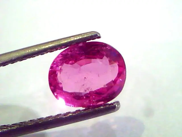 2.54 Ct 4.25 Rt Certified Unheated Untreated Natural Madagaskar Ruby
