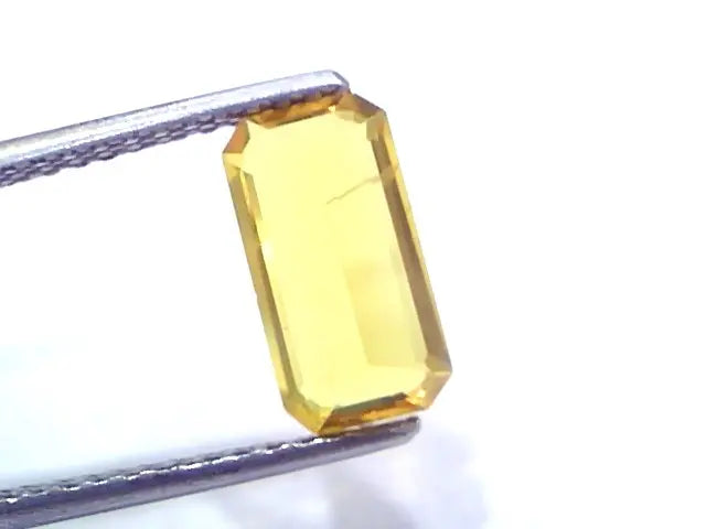 2.56 Ct Natural Yellow Sapphire Pukhraj Jupiter Gemstone (Heated)