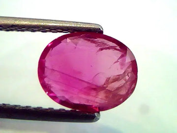 2.59 Ct Unheated Untreated Old Burma Mines Natural Ruby **RARE**