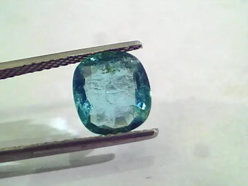 2.58 Ct Untreated Natural Zambian Emerald Gemstone Panna