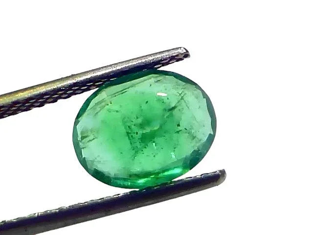 2.55 Ct GII Certified Untreated Natural Zambian Emerald Panna AAA - Venus Gems