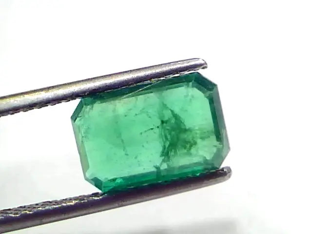 2.55 Ct GII Certified Untreated Natural Zambian Emerald Gems AAA
