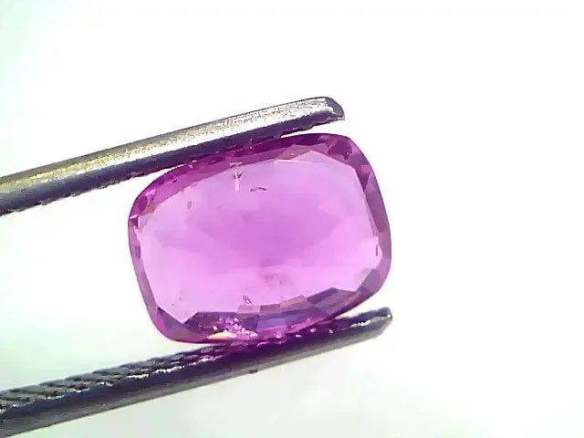 2.55 Ct GII Certified Unheated Untreted Natural Madagaskar Ruby AAA - Venus Gems