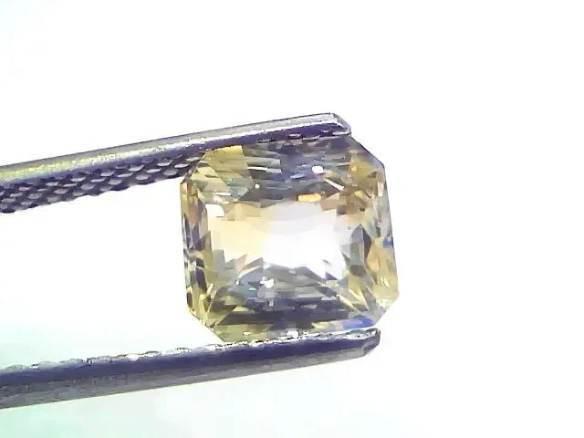 2.54 Ct Certified Unheated Untreated Natural Ceylon Yellow Sapphire - Venus Gems