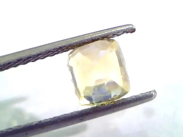 2.56 Ct Unheated Untreated Natural Ceylon Yellow Sapphire/Pukhraj