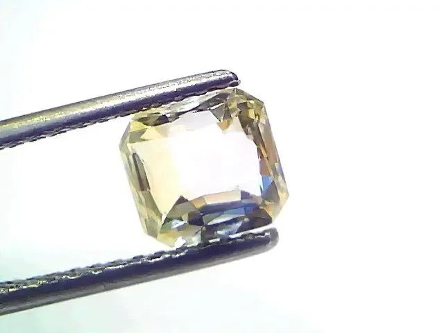 2.54 Ct Certified Unheated Untreated Natural Ceylon Yellow Sapphire - Venus Gems