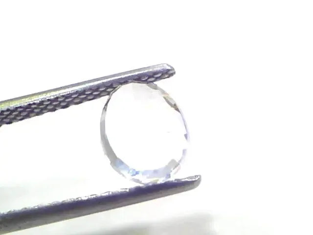 2.55 Ct Certified Unheated Untreated Natural Ceylon White Sapphire - Venus Gems