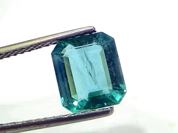 2.57 Ct IGI Certified Untreated Natural Zambian Emerald Gemstone AAA