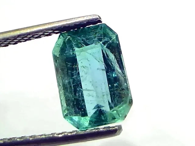 2.57 Ct GII Certified Untreated Natural Zambian Emerald Gemstone AAA - Venus Gems