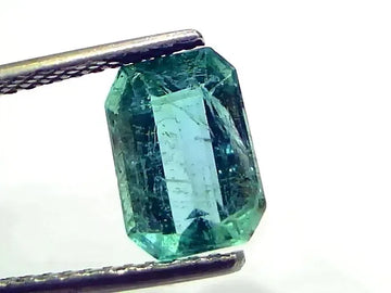 2.57 Ct GII Certified Untreated Natural Zambian Emerald Gemstone AAA - Venus Gems