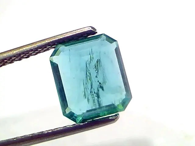 2.57 Ct IGI Certified Untreated Natural Zambian Emerald Gemstone AAA