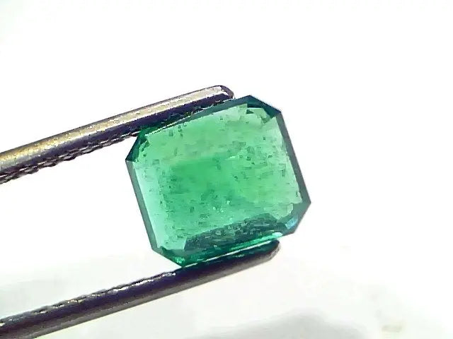 2.57 Ct IGI Certified Untreated Natural Zambian Emerald Gemstone