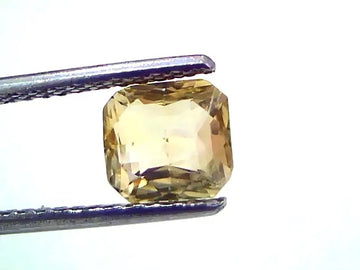 2.57 Ct IGI Certified Unheated Untreated Natural Ceylon Yellow Sapphire