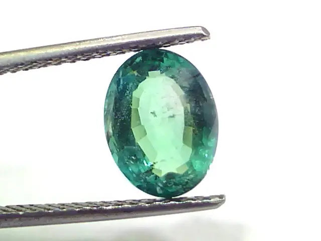 2.58 Ct GII Certified Untreated Natural Zambian Emerald Gems AAAAA