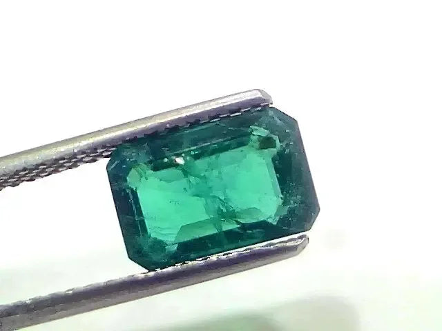 2.58 Ct GII Certified Untreated Natural Zambian Emerald Gems AAA - Venus Gems