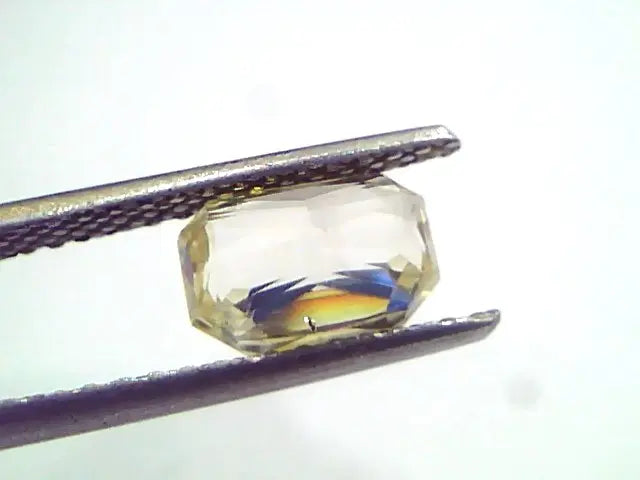 2.57 Ct Unheated Untreated Natural Ceylon Yellow Sapphire Gems