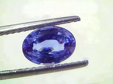 2.59 Ct IGI Certified Unheated Untreated Natural Ceylon Blue Sapphire AA