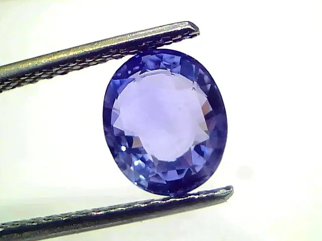 2.59 Ct GII Certified Unheated Untreated Natural Ceylon Blue Sapphire AAA
