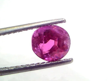 2.59 Ct Certified Unheated Untreated Natural Old Burma Ruby AAAA - Venus Gems