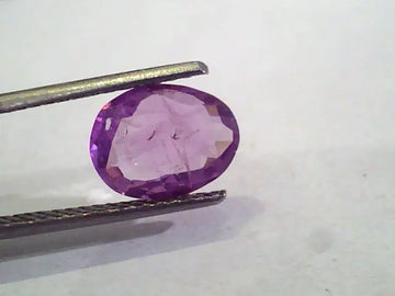 2.60 Ct Unheated Untreated Natural Purple Sapphire Khuni Neelam