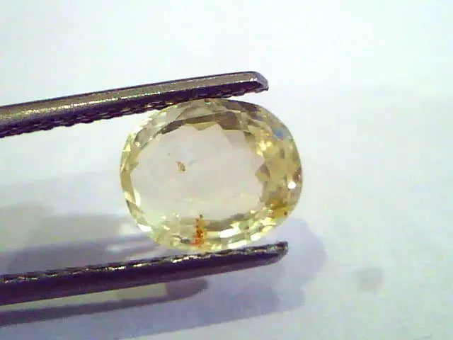 2.61 Ct 4.25 ratti Unheated Untreated Natural Ceylon Yellow Pukhraj