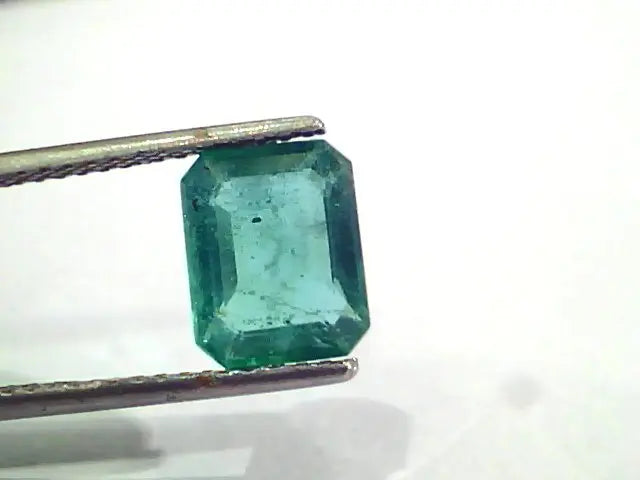 2.67 Ct Untreated Natural Zambian Emerald Gemstone Panna AAA