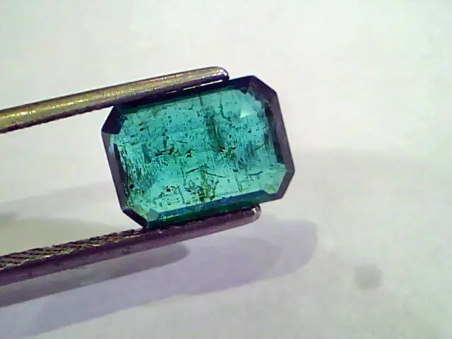2.61 Ct Untreated Natural Zambian Emerald Gemstone Panna