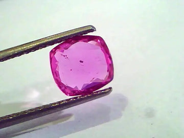 2.61 Ct Certified Unheated Untreated Natural Madagaskar Ruby