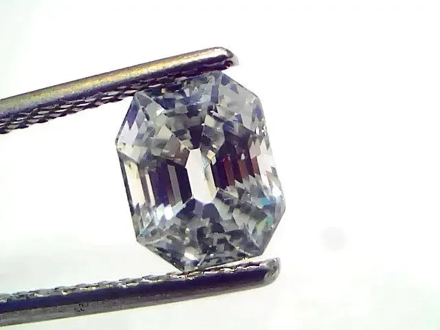 2.61 Ct IGI Certified Unheated Untreated Natural Ceylon White Sapphire - Venus Gems