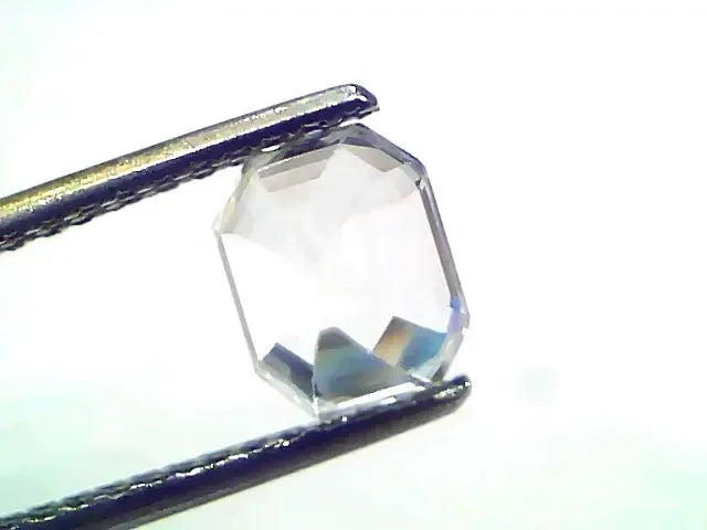 2.61 Ct IGI Certified Unheated Untreated Natural Ceylon White Sapphire - Venus Gems