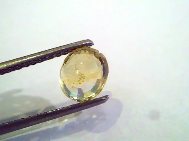 2.58 Ct Unheated Untreated Natural Ceylon Yellow Sapphire AAAAA