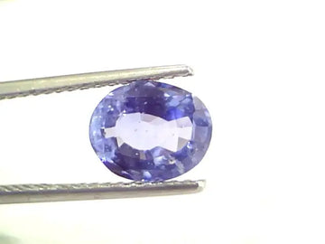 2.65 Ct Unheated Untreated Ceylon Blue Sapphire Neelam Gemstone