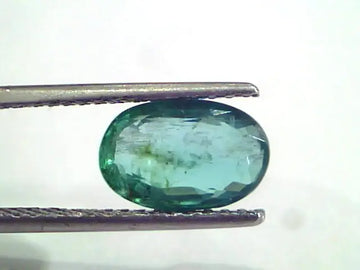 2.62 Ct Untreated Natural Zambian Emerald Gemstone Panna Gems