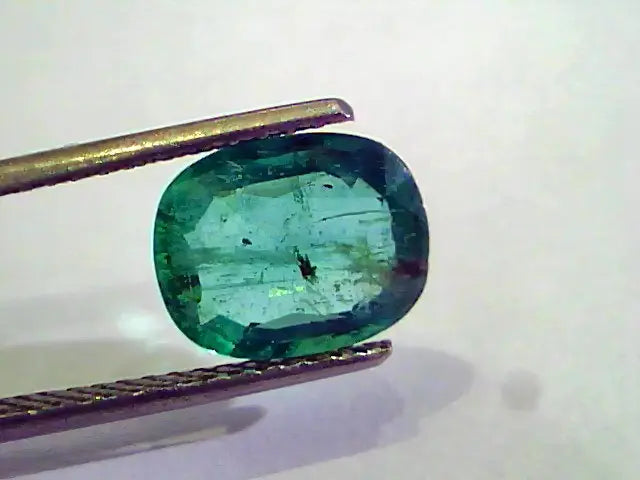 2.60 Ct Untreated Natural Zambian Emerald Gemstone Panna