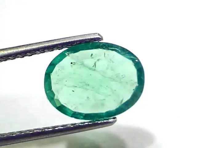2.62 Ct GII Certified Untreated Natural Zambian Emerald Gems AAAA