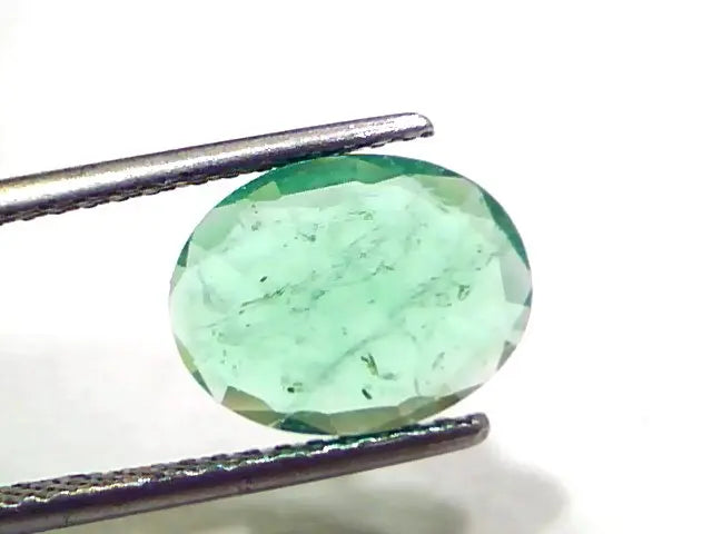 2.62 Ct GII Certified Untreated Natural Zambian Emerald Gems AAAA
