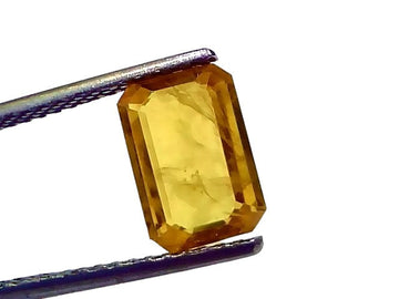 2.62 Ct Natural Yellow Sapphire Pukhraj Jupiter Gemstone (Heated)