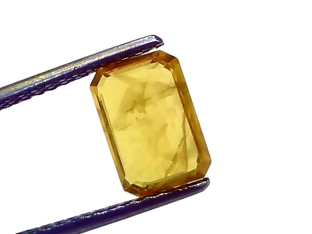 2.62 Ct Natural Yellow Sapphire Pukhraj Jupiter Gemstone (Heated)