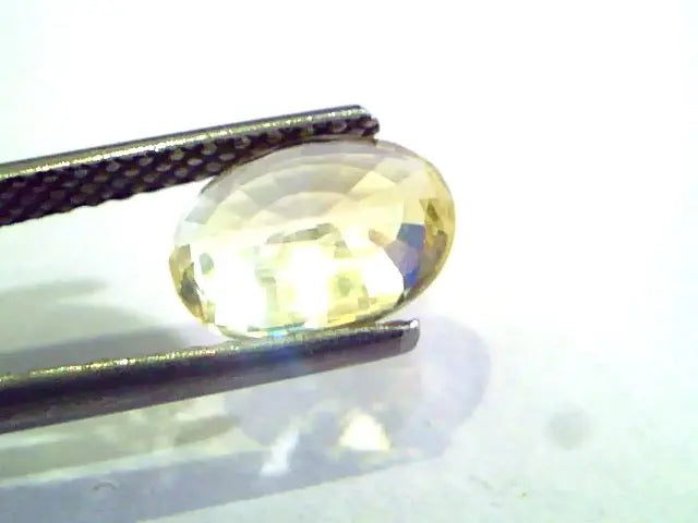 2.63 Ct Unheated Untreated Natural Ceylon Yellow Sapphire Gems