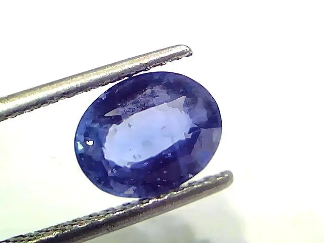 2.63 Ct IGI Certified Unheaated Untreated Natural Ceylon Blue Sapphire AA