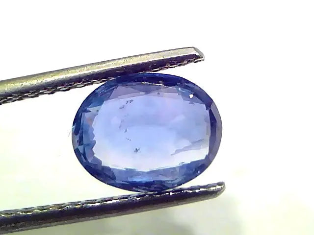 2.63 Ct IGI Certified Unheaated Untreated Natural Ceylon Blue Sapphire AA