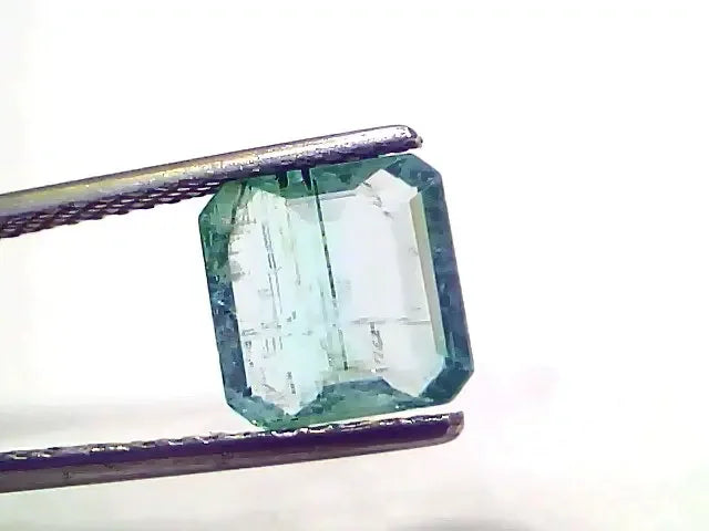 2.69 Ct Certified Untreated Natural Zambian Emerald Panna Gemstone - Venus Gems