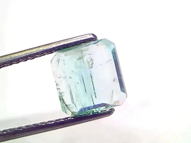2.69 Ct Certified Untreated Natural Zambian Emerald Panna Gemstone - Venus Gems