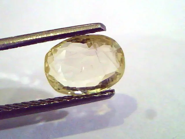 2.65 Ct 4.5 ratti Unheated Untreated Natural Ceylon Yellow Sapphire