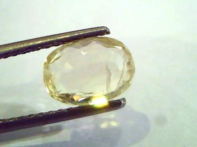 2.65 Ct 4.5 ratti Unheated Untreated Natural Ceylon Yellow Sapphire