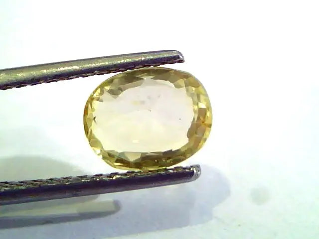 2.64 Ct Unheated Untreated Natural Ceylon Yellow Sapphire Gems