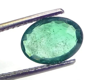 2.64 Ct GII Certified Untreated Natural Zambian Emerald Gemstones - Venus Gems