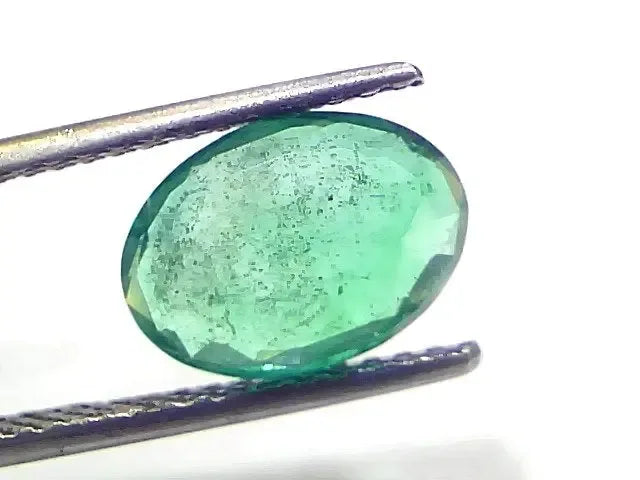 2.64 Ct GII Certified Untreated Natural Zambian Emerald Gemstones - Venus Gems